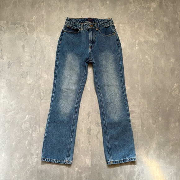 Roberto Cavalli Denim - ROBERTO CAVALLI Class High Rise Cropped Straight Leg Jeans Size 25 NWT